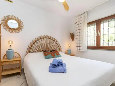 Cama o camas de una habitación en Holiday Home Casa Acuario by Interhome