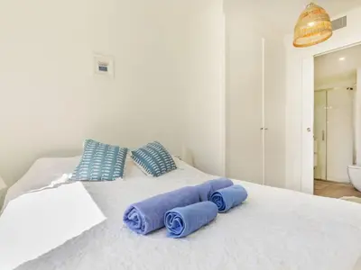 Cama o camas de una habitación en Apartment El Fenua by Interhome