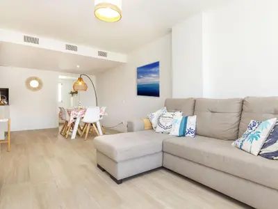 Zona de estar de Apartment El Fenua by Interhome