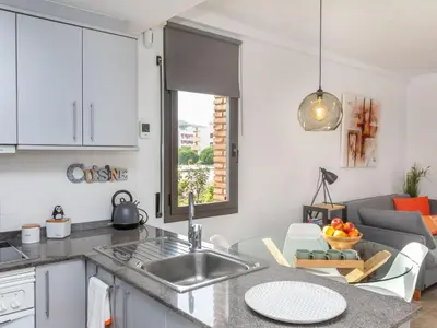 Una cocina o zona de cocina en Apartment Es Freus by Interhome