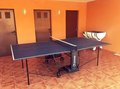 Instalaciones para jugar al ping pong en Lovely Duplex in Begur with Sea View o alrededores