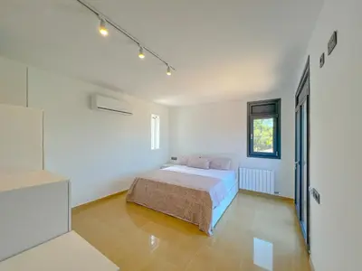 Cama o camas de una habitación en Villa in Costa Brava with Private Pool
