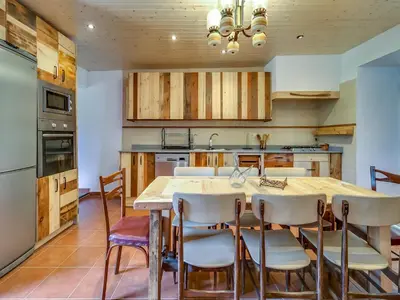Una cocina o zona de cocina en Villa in Palafolls with Private Pool & BBQ