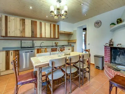 Una cocina o zona de cocina en Villa in Palafolls with Private Pool & BBQ