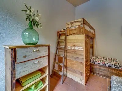 Cama o camas de una habitación en Villa in Palafolls with Private Pool & BBQ