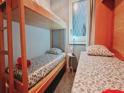 Cama o camas de una habitación en Apartment in Lloret near Lloret Beach
