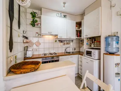 Una cocina o zona de cocina en Apartment in Calella near the Beach