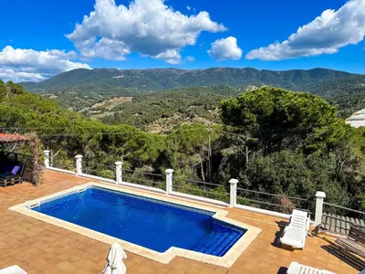 Paisaje cerca de este chalet de montaña