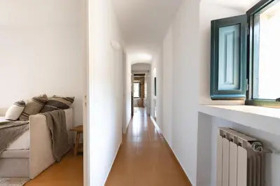 Zona de estar de LETS HOLIDAYS Stay in a 14th-Century House with Pool in Tossa