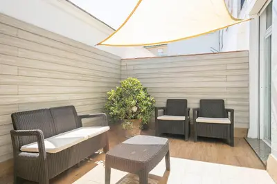 Zona de estar de Winahost Apartamento Palamós