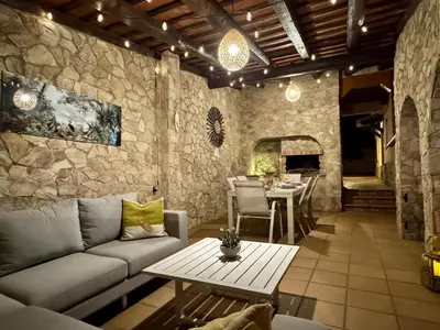 Zona de estar de Villa Paraiso - mit riesigem Traumpool