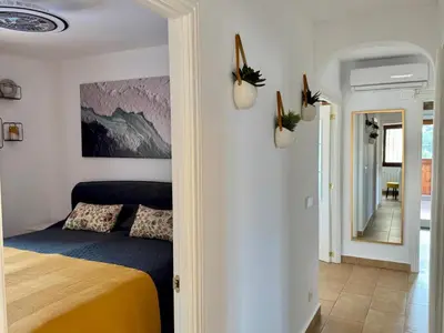 Cama o camas de una habitación en Villa Paraiso - mit riesigem Traumpool