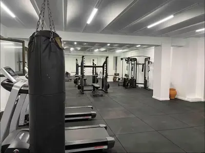 Gimnasio o instalaciones de fitness de Fantástico apartamento, vistas de barco