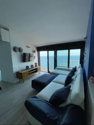 Cama o camas de una habitación en Espectacular vistas al mar, de barco