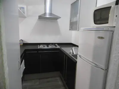 Una cocina o zona de cocina en Bonito apartamento con terraza y magnificas vistas