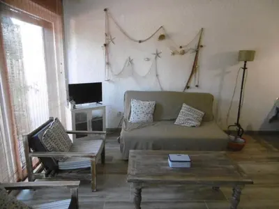 Zona de estar de Bonito apartamento con terraza y magnificas vistas