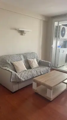 Zona de estar de Maravilloso apartamento Delux