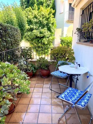 Jardín al aire libre en Confort al cor de Calella