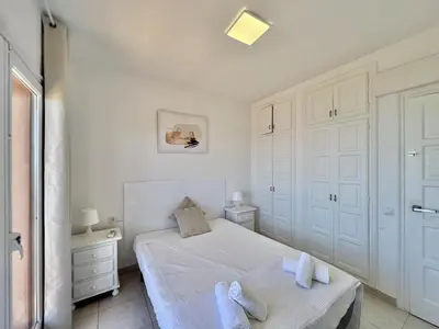 Cama o camas de una habitación en Vistamar