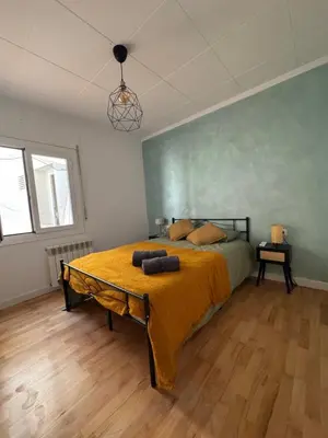 Cama o camas de una habitación en Vila Viva Mundo