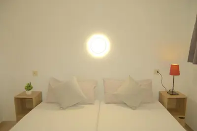 Cama o camas de una habitación en Apartamento Arian, centro Lloret de Mar