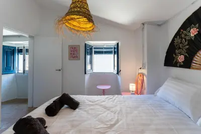 Cama o camas de una habitación en Seahomes Vacations - Tossa VillageHouse 150m Beach and PKG