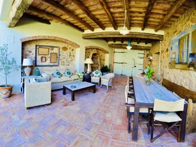 Zona de estar de Can Bufas CostaBravaSi