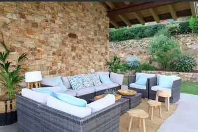 Zona de estar de Villa Begur