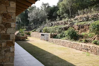 Jardín al aire libre en Villa Begur