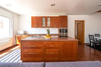 Una cocina o zona de cocina en Villa Auba Lloret