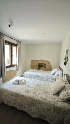 Cama o camas de una habitación en Can Costals Lavanda