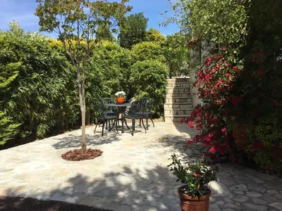 Jardín al aire libre en Villa Tranquila Large luxury 3 bedroomed 2 bathrooms private Villa with pool and Sea Views in Calonge Sant Antoni de Calonge