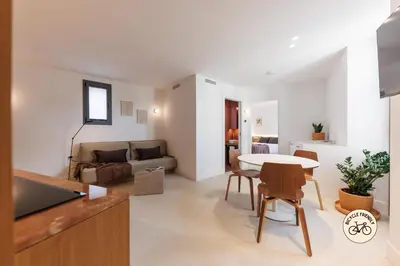 Zona de estar de Bravissimo Vivaldi 4D, Monthly Apartment
