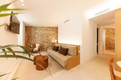 Zona de estar de Bravissimo Vivaldi 4-5C, Monthly Apartment