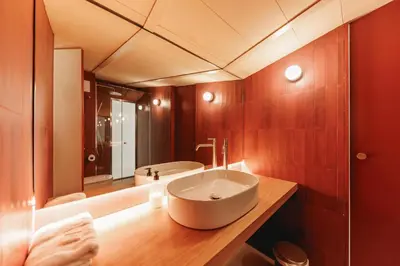 Un baño de Bravissimo Vivaldi 4-5B, Monthly Apartment