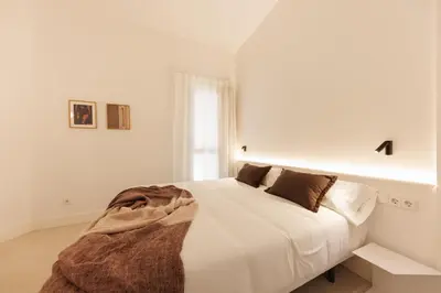 Cama o camas de una habitación en Bravissimo Vivaldi 2-3D, Monthly Apartment