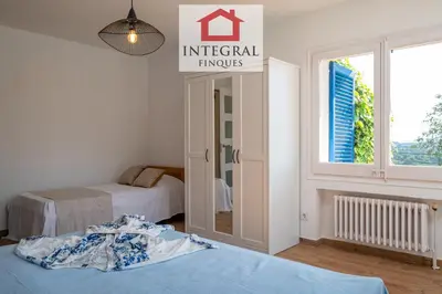Cama o camas de una habitación en Casa les Lutins