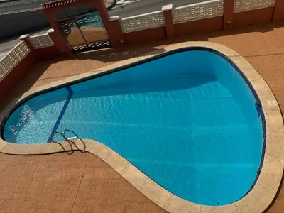 Piscina en o cerca de Apartamento Pineda de Mar en Primera Línea