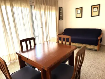 Zona de estar de Apartamento Pineda de Mar en Primera Línea