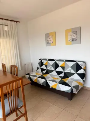 Zona de estar de Apartamento Pineda de Mar con Vistas al Mar