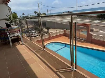 Piscina en o cerca de Apartamento Pineda de Mar con Vistas al Mar