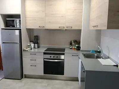 Una cocina o zona de cocina en Apartamento en Blanes