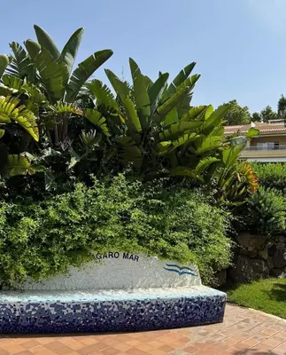 Jardín al aire libre en S'agaró Mar