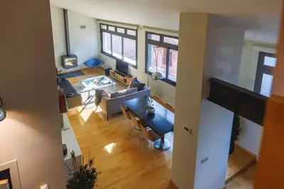 Una televisión o centro de entretenimiento en Flateli Portal Barca 15