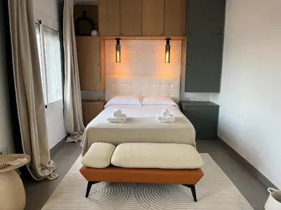 Cama o camas de una habitación en LOFT PRIVË au Mirador del Codolar