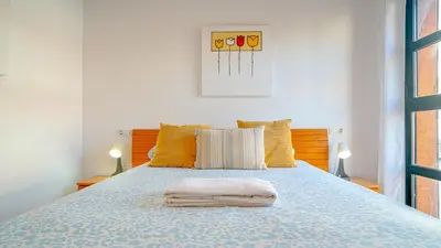 Cama o camas de una habitación en Vivalidays Margarita - Pineda de Mar