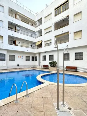 Piscina en o cerca de Apartamento con Terraza,Piscina,Playa y Aire acondicionado