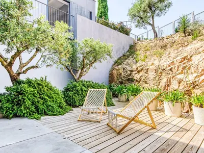 Jardín al aire libre en Villa Modern Chill by Interhome