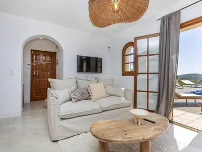 Zona de estar de Holiday Home Marielle by Interhome