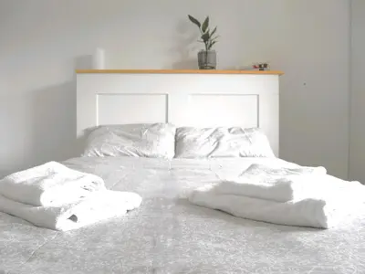 Cama o camas de una habitación en House Vall d'Aro - near the sea